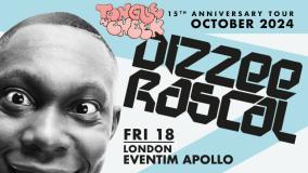 Dizzee Rascal at Hammersmith Apollo on Friday 18th October 2024