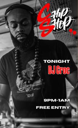 DJ Croc at Chip Shop BXTN on Friday 8th May 2026