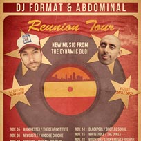 DJ Format & Abdominal at Jazz Cafe on Sunday 22nd November 2015