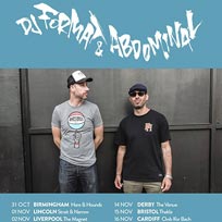 DJ Format & Abdominal at The Garage on Saturday 25th November 2017