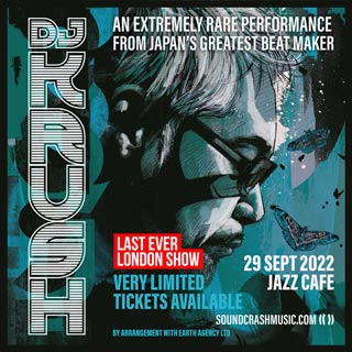 DJ Krush at 100 Club on Thursday 29th September 2022