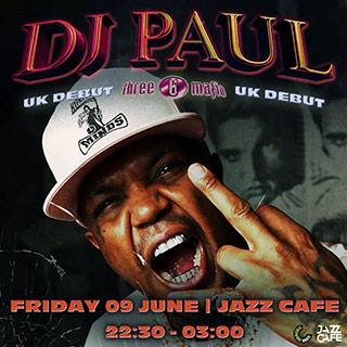 DJ Paul at Jazz Cafe on Friday 9th June 2023