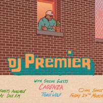 DJ Premier at Oval Space on Friday 24th March 2017