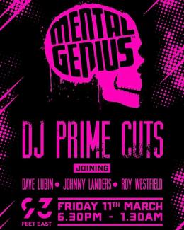 DJ Prime Cuts at 93 Feet East on Friday 11th March 2022