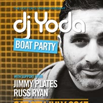 DJ Yoda Boat Party at Temple Pier on Saturday 8th July 2017