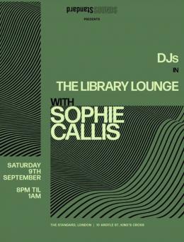 DJs IN THE LIBRARY LOUNGE at The Standard on Saturday 9th September 2023