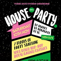 TDO House Party at Paradise by way of Kensal Green on Saturday 10th November 2018