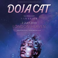 Doja Cat at Heaven on Tuesday 2nd July 2019