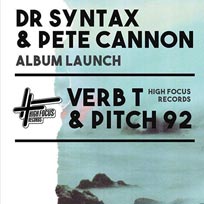 Dr Syntax & Pete Cannon Album Launch at New Cross Inn on Saturday 3rd February 2018