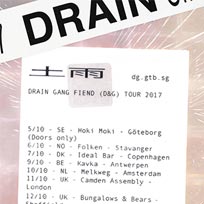 Drain Gang at Camden Assembly on Wednesday 11th October 2017