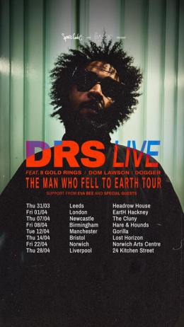 DRS Live at EartH on Friday 1st April 2022