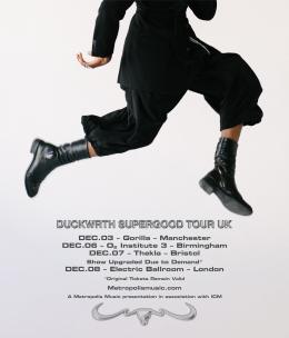 Duckwrth at Electric Ballroom on Thursday 8th December 2022