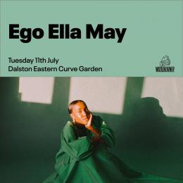 Ego Ella May at Dalston Eastern Curve Garden on Tuesday 11th July 2023