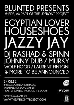 Egyptian Lover + House Shoes + Jazzy Jay at Fire & Lightbox Complex on Friday 24th August 2012