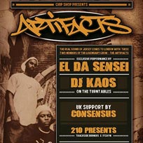 El Da Sensei (Artifacts) at Chip Shop BXTN on Friday 8th December 2017