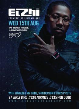 Elzhi at Cargo on Wednesday 15th August 2012