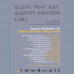 ELZHI, PHAT KAT & GUILTY SIMPSON at Tone Coffee Shop (High Wycombe) on Friday 25th August 2023