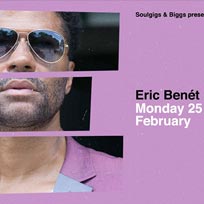 Eric Ben?t at Jazz Cafe on Tuesday 26th February 2019