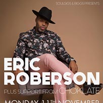 Eric Roberson at Hideaway on Monday 11th November 2019