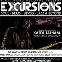Excursions w/ Kaidi Tatham at Ace Hotel on Friday 8th December 2017