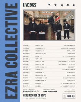 Ezra Collective at Brixton Academy on Thursday 18th March 2027