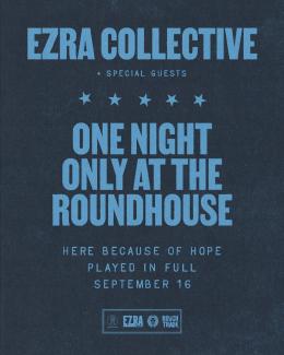 Ezra Collective at The Roundhouse on Wednesday 16th September 2026