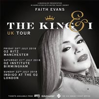 Faith Evans at Indigo2 on Sunday 22nd July 2018