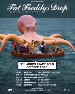 Fat Freddys Drop at Alexandra Palace on Friday 23rd October 2026