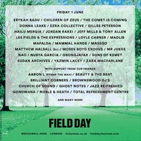 Field Day (Friday) at Brockwell Park on Friday 1st June 2018