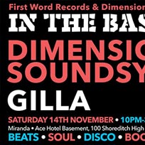 First Word in the Basement at Ace Hotel on Saturday 14th November 2015