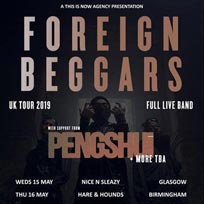 Foreign Beggars at Hoxton Square Bar & Kitchen on Thursday 30th May 2019