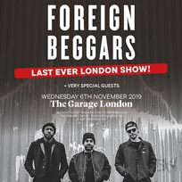 Foreign Beggars at The Garage on Wednesday 6th November 2019