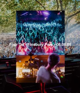 Four Tet All Dayer at Finsbury Park on Saturday 8th August 2026