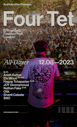 Four Tet at Finsbury Park on Saturday 12th August 2023