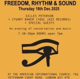 Freedom Rhythm and Sound at American International Church on Thursday 18th December 2025