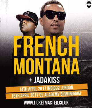 French Montana at Indigo2 on Friday 14th April 2017