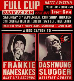 FULL CLIP ISSUE #24 at Chip Shop BXTN on Saturday 9th September 2023