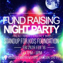 Fundraising Night Party at Hoodoo's on Friday 26th February 2016