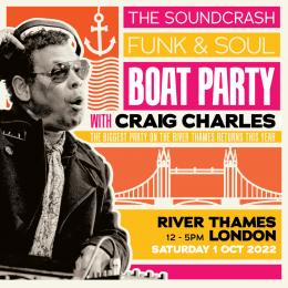 Funk and Soul Boat Party at Lambeth Pier on Saturday 1st October 2022