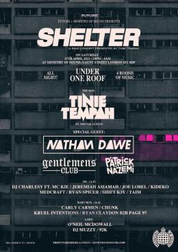 FUTURE X SHELTER PRES. TINIE TEMPAH at Ministry of Sound on Friday 22nd September 2023