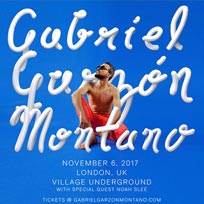 Gabriel Garzón-Montano at Village Underground on Monday 6th November 2017
