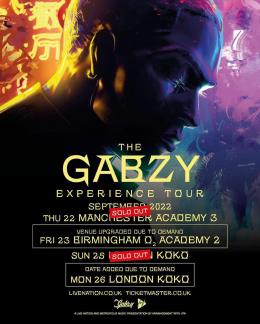 Gabzy at KOKO on Sunday 25th September 2022