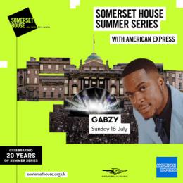 Gabzy at Somerset House on Sunday 16th July 2023