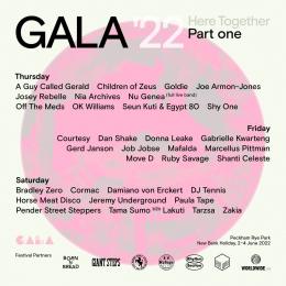 GALA &#039;22 SATURDAY at Peckham Rye Park on Saturday 4th June 2022