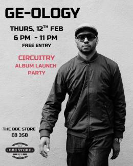 GE-OLOGY at The BBE Store on Thursday 12th February 2026
