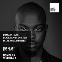 George the Poet at Boxpark Wembley on Monday 25th October 2021