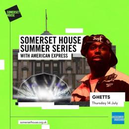Ghetts at Somerset House on Thursday 14th July 2022