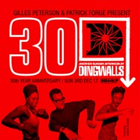 Gilles Peterson & Patrick Forge at Dingwalls on Sunday 3rd December 2017