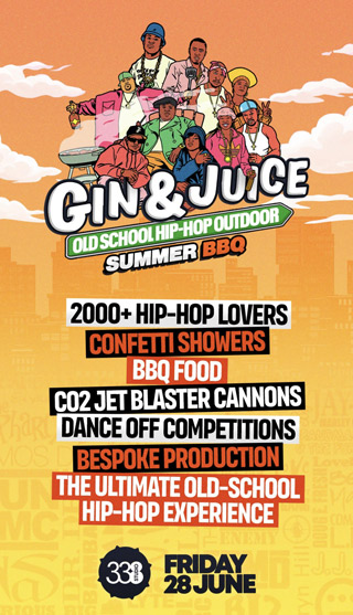 Gin & Juice at Studio 338 on Friday 28th June 2024