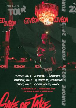 Giveon at Hammersmith Apollo on Wednesday 3rd May 2023